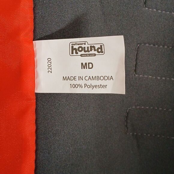 Outward Hound Granby Splash Orange Dog Life Jacket, Medium NWOT - Picture 5 of 10